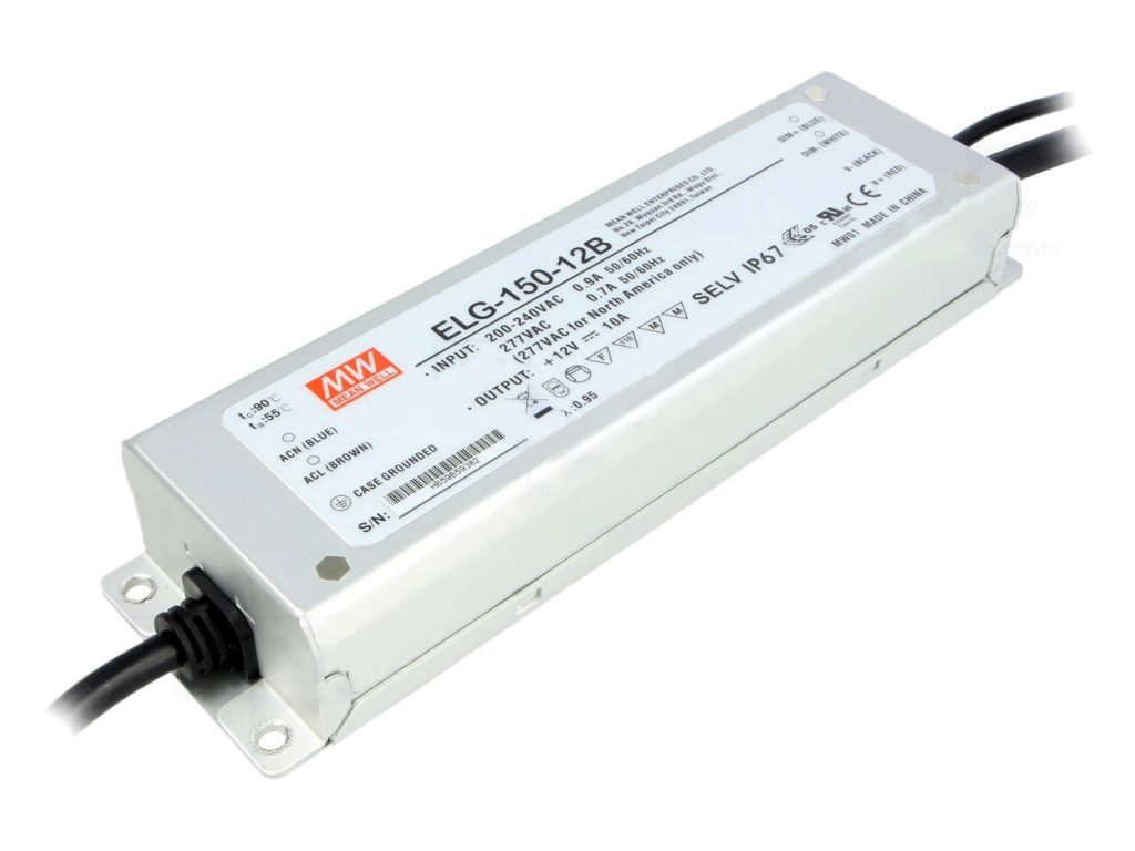 Mean Well ELG-150-24B-3Y LED-Treiber LED-Trafo LED-Netzteile IP67 150 W